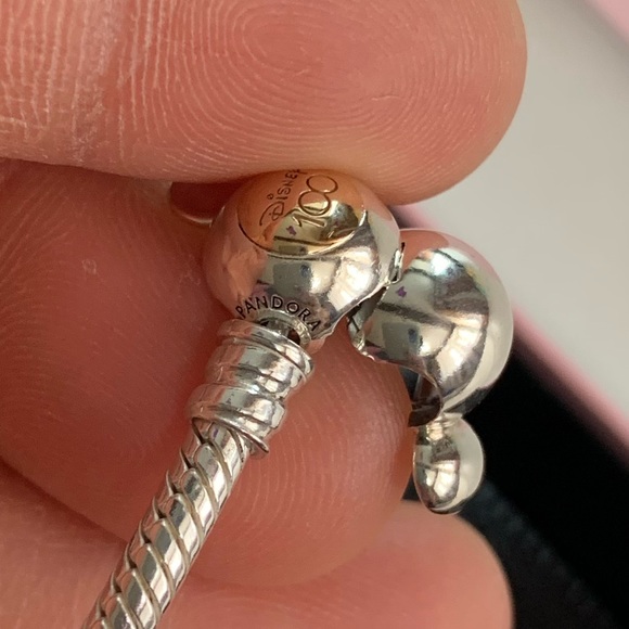 NIB New Pandora x Disney 100th Anniversary Moments Snake Chain Bracelet - Picture 12 of 14